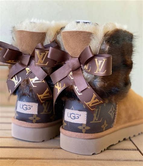 lv x ugg|louis vuitton uggs boots custom.